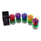 Melody Birthday Candle Musical Flower Candle With Rotating Petals Colorful Flames And Happy Birthday Tune For Celebrations (Large Size)